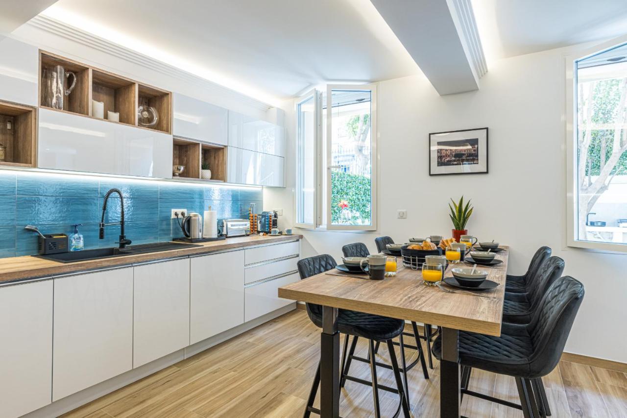 니스 Luxury 3 Bdr Garden & Parking - Angels' Garden 아파트 외부 사진